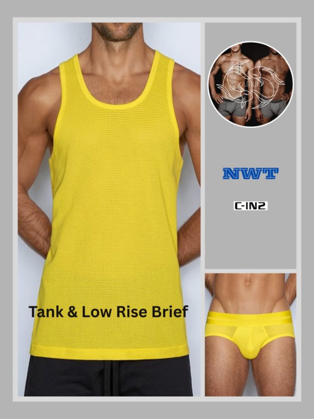 C-IN2 - Scrimmage - Tank and Low Rise - Yan Yellow (M)